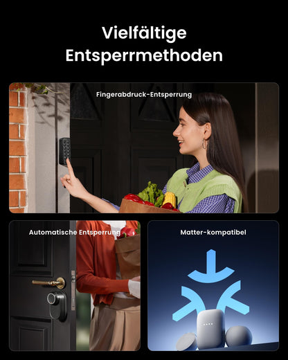SwitchBot WLAN Smart Lock Ultra mit Touchscreen-Tastatur