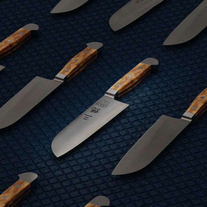 GÜDE ALPHA OLIVE Santoku Messer geschmiedet – 18 cm