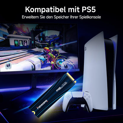 fanxiang S880E NVMe SSD 2TB M.2 PCIe Gen4x4 Gaming Laufwerk