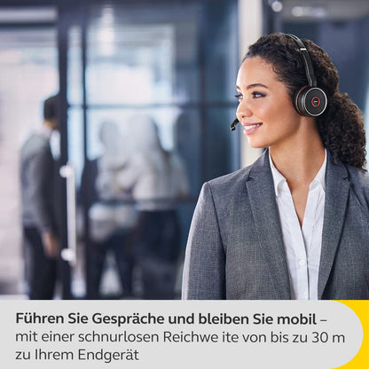 Jabra Evolve 75 SE Headset Schnurlos ANC Stereo - Schwarz
