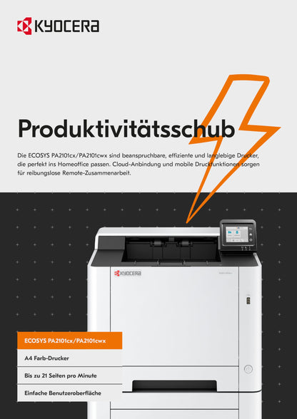 Kyocera Ecosys PA2101cx Farblaserdrucker für Büro & Homeoffice