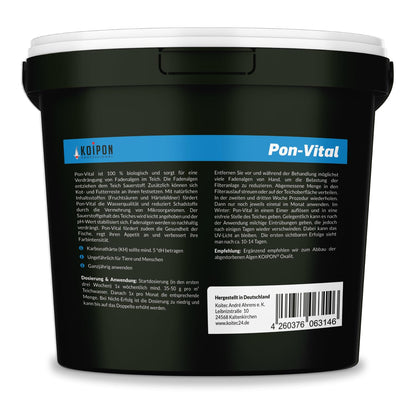 KOIPON Pon-Vital 2,5 kg – biologische Teichpflege gegen Fadenalgen