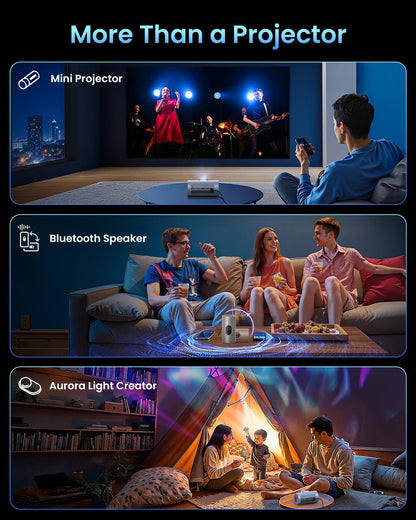 JMGO PicoPlay 1080P Smart Tragbarer Beamer – Netflix & GTV