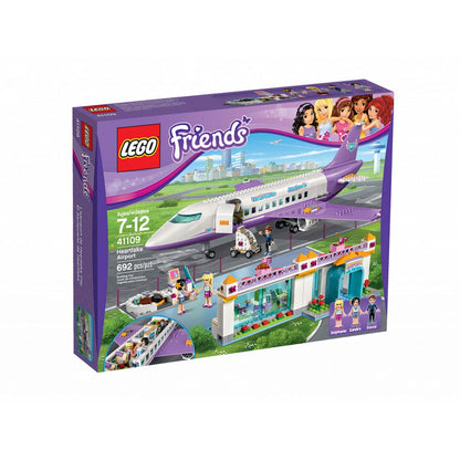 LEGO Friends Heartlake Flughafen Konstruktionsset – 41109. Bausteine für Flughafen, Flugzeug, Tower und Figuren. Ermöglicht den Aufbau eines Spiel-Flughafens.