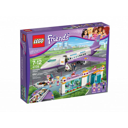 LEGO Friends Heartlake Flughafen Konstruktionsset – 41109. Bausteine für Flughafen, Flugzeug, Tower und Figuren. Ermöglicht den Aufbau eines Spiel-Flughafens.