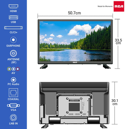 RCA E22 Mini Fernseher - 22 Zoll Full HD Triple Tuner