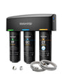 Waterdrop TSA Untertisch-Wasserfiltersystem, 3-stufig, 0,5 µm, zur Filtration von Trinkwasser