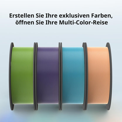 ANYCUBIC PLA Filament 1.75mm 4kg 3D Drucker - 4 Farben Set