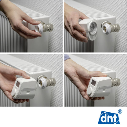 DNT ThermoTune Stand-Alone Heizkörperthermostat 5er-Set