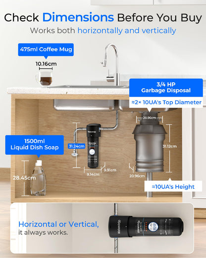 Waterdrop 10UA Untertisch-Wasserfiltersystem mit Direktanschluss