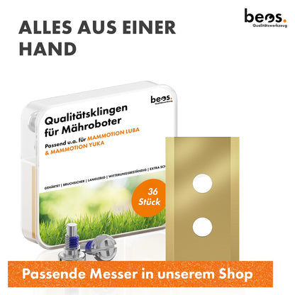 Mammotion LUBA AWD Messerscheibe 6er Klingen glasfaserverstärkt