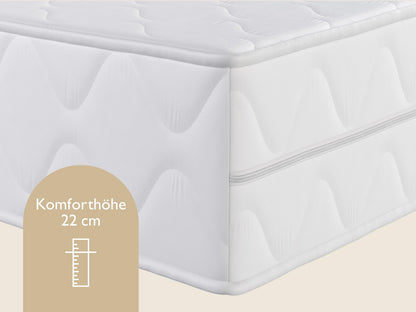 Badenia Trendline BT100 2-in-1 Duo Komfortmatratze - 90x200 H2/H3
