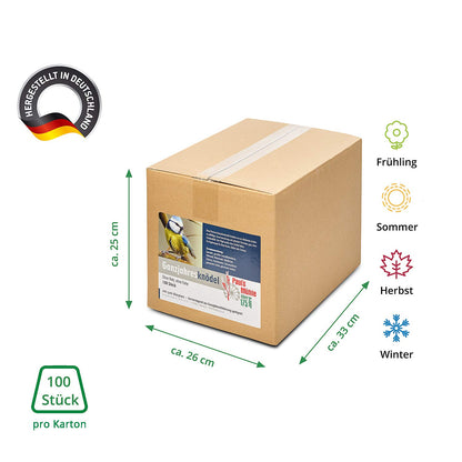 Paul's Mühle Ganzjahresknödel Insekten & Früchte – 200 Stk. Netzfrei