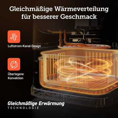 COSORI Heissluftfritteuse CP158-AF – Testsieger Airfryer Rot