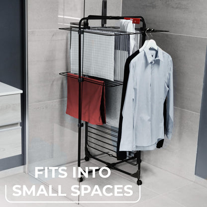 Vileda Mixer 3 Ultimate Turmwäscheständer - Black Edition