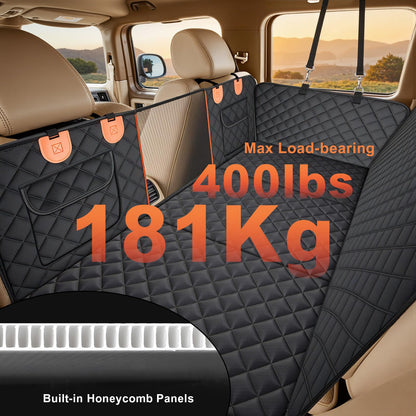 Gimars Upgrade Hunde Autoschondecke Rückbank 157x132cm Sichtfenster