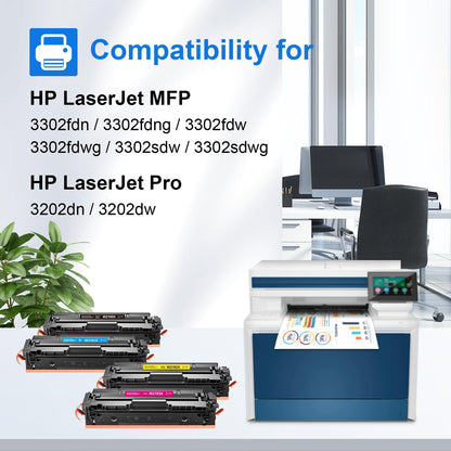 MYCARTRIDGE Ersatz Toner für HP Color LJ Pro MFP 3302 Serie (4er Pack)