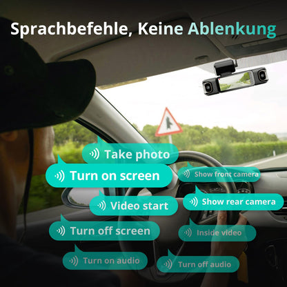 BOTSLAB 4 Kanal Dashcam Autokamera - 3K+3FHD, GPS WiFi