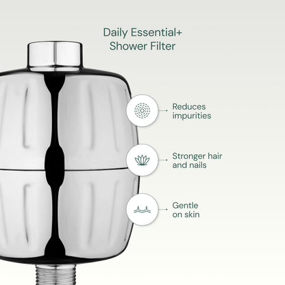 AquaBliss SF500 Duschfilter – mehrstufiger Duschwasserfilter, Chrom