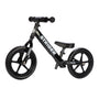 Strider 12 Sport Bike Kinder Laufrad 12 Zoll - Schwarz. Pedalloses Laufrad zum Erlernen des Gleichgewichts bei Kindern.