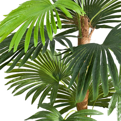 Decovego Künstliche Farnpalme 120 cm, Kunstpalme für Wohnung & Büro