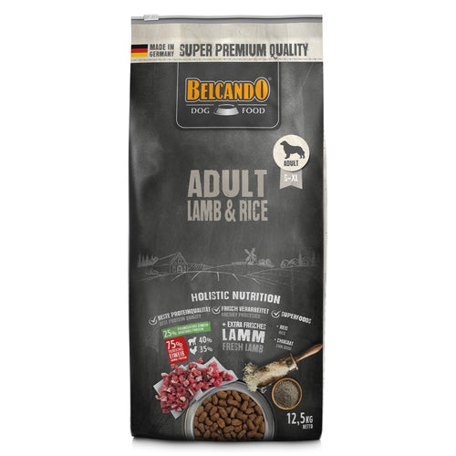 BELCANDO Adult Lamb & Rice Trockenfutter für empfindliche Hunde - 12,5 kg