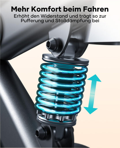 FITGYM Heimtrainer Ergometer 2025 – App, Magnet, Ultraleise