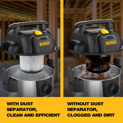 DEWALT DXVCS003 Zyklon-Staubabscheider - 10 Gal, Edelstahl