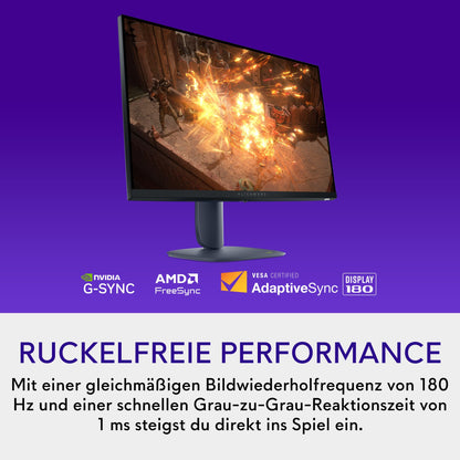 Alienware AW2725DM 27 Zoll Gaming Monitor, QHD, 180 Hz, Fast IPS