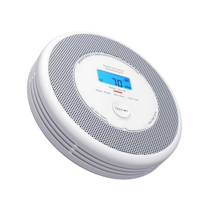 X-Sense XP0A-SR Rauch- und CO-Melder mit Sprachausgabe und LCD-Display