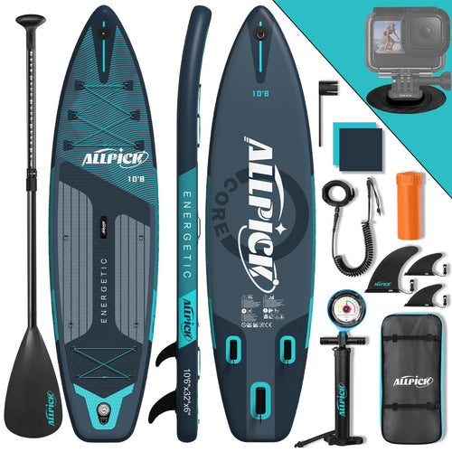 ALLPICK Premium SUP Board Aufblasbar Set - Premium-Grün