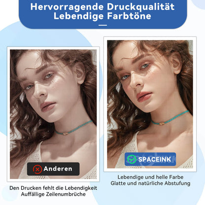 Spaceink Tinte 104 Multipack, 2 Sätze kompatibel für Epson Drucker