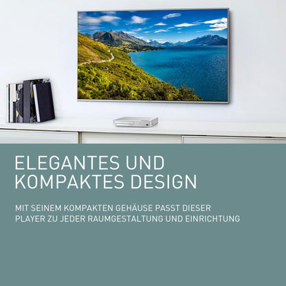 Panasonic DMP-BD84EG-S Smart Network Blu-ray/DVD-Player – Silber