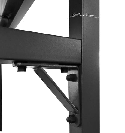 QUICK STAR Metall Kaminholzregal Aussen - Anthrazit XXL