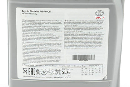 Original Toyota Fuel Economy 5W-30 Motoröl 5 Liter