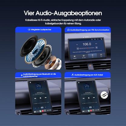 Avylet 9 Zoll Wireless Carplay Android Auto Display – Tragbar