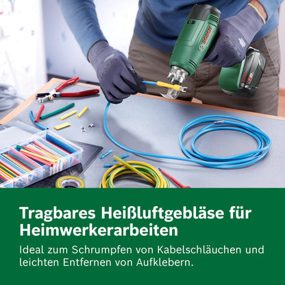 Bosch EasyHeat 18V-500 Akku-Heissluftgebläse inkl. Reduzierdüse