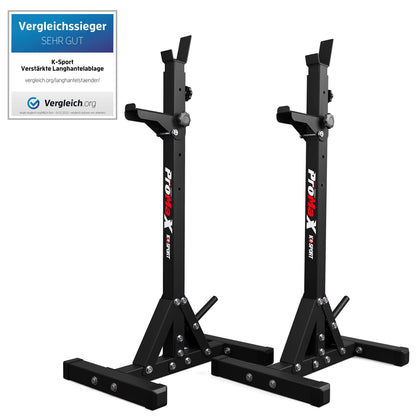 K-Sport Squat Rack I Kniebeugenständer - Verstärkt bis 250 kg
