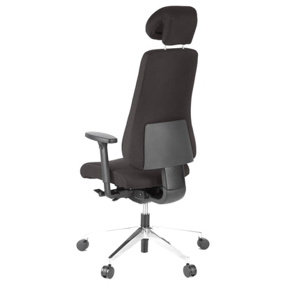 hjh OFFICE PRO-TEC 400 Profi Bürostuhl Stoff Schwarz