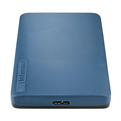 Intenso Memory Safe 2 TB Externe Festplatte 2,5 Zoll USB 3.2 – flaches Kunststoffgehäuse mit LED-Anzeige und USB-Kabel