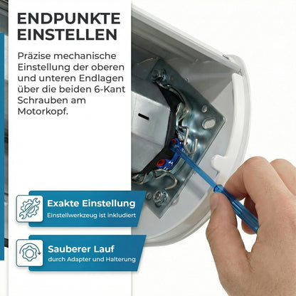 heicko Rollladenmotor B24-6020-M 20 Nm für SW60 Achtkantwelle