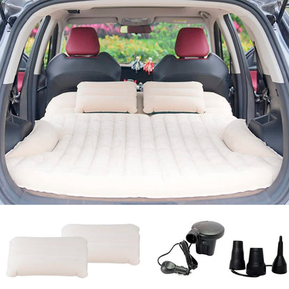 KMZ Automatratze für Rückbank & Kofferraum – Beige/Kaffee