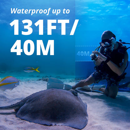 AKASO Brave 4 Pro Action Cam 4K WiFi Unterwasserkamera Grau