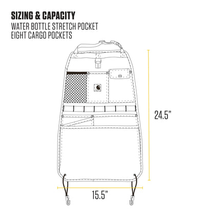 Carhartt Universeller Sitz-Organizer Nylon – Carhartt Brown