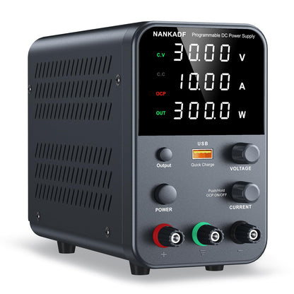 NANKADF Labornetzteil DC Netzgerät 0-30V 10A - Regelbar