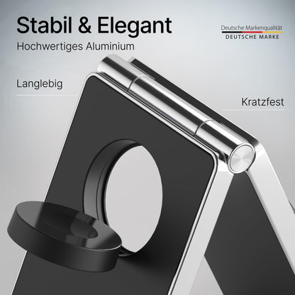 TEGLER Aluminium MagSafe Ladestation für Apple Watch und iPhone Y666