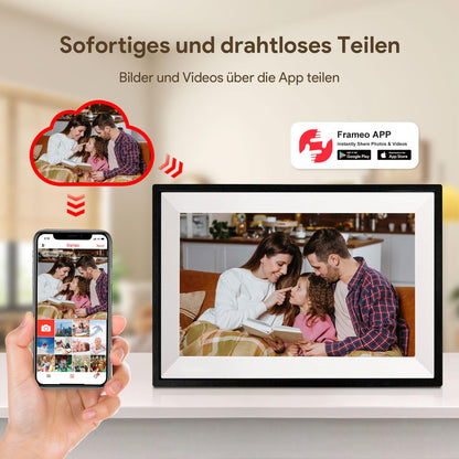 Frameo Digitaler Bilderrahmen 10.1 Zoll – WALN 32 GB