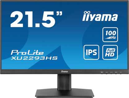 iiyama Prolite XU2293HS-B6 IPS Monitor 21,5" Full-HD 100Hz Schwarz
