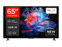 TCL 65V6C 4K HDR Direct LED Google Smart TV - 65 Zoll. Schwarzer, rechteckiger Flachbildfernseher.