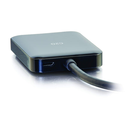 C2G DisplayPort 1.2 Dual Monitor MST Hub 4K Schwarz